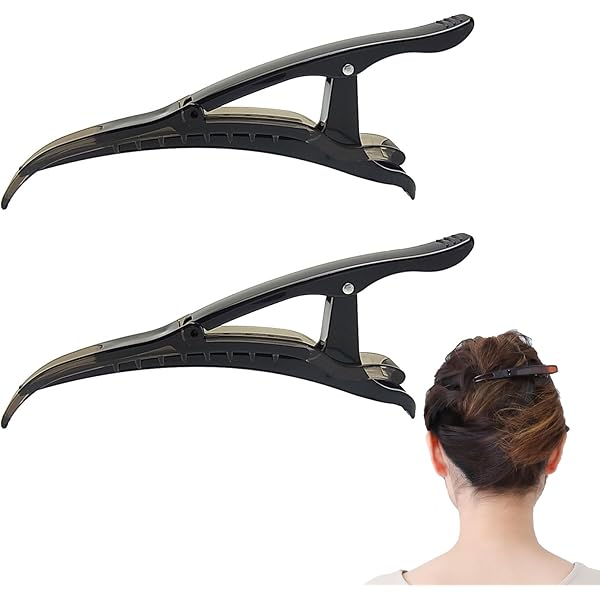 Amazon.co.jp: ヘアクリップ シンプルコンコルドH20-(ブラック